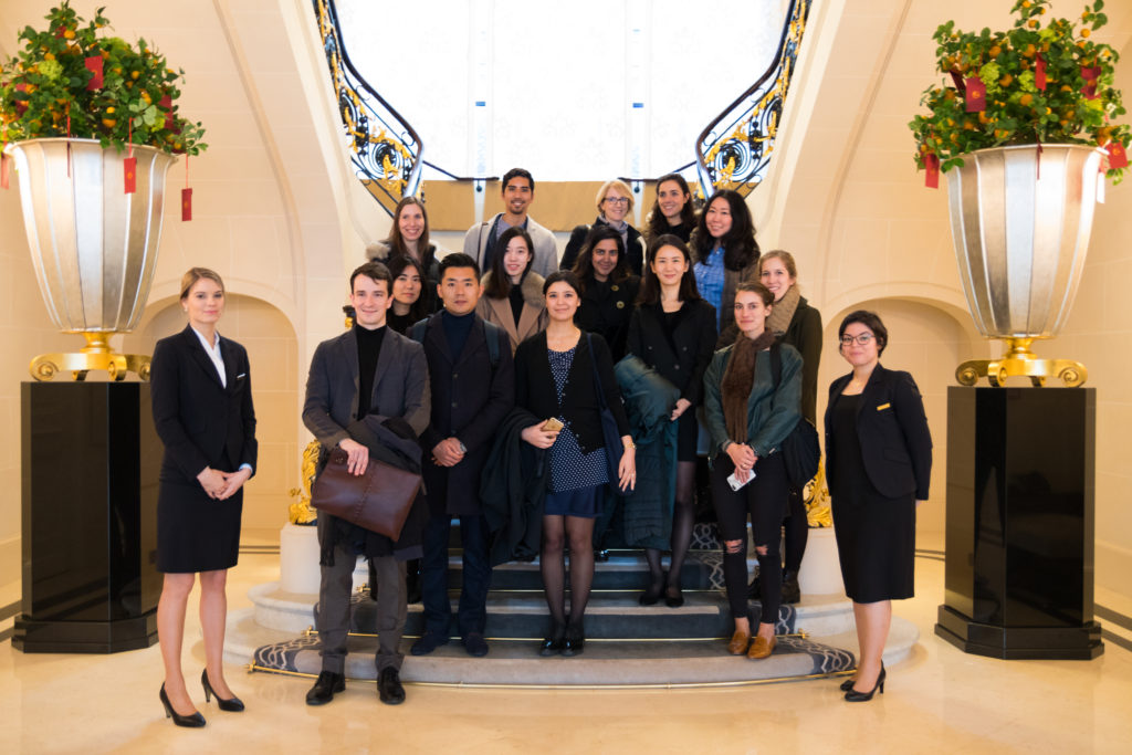HEC Paris MBA students get a private tour of the Peninsula Paris